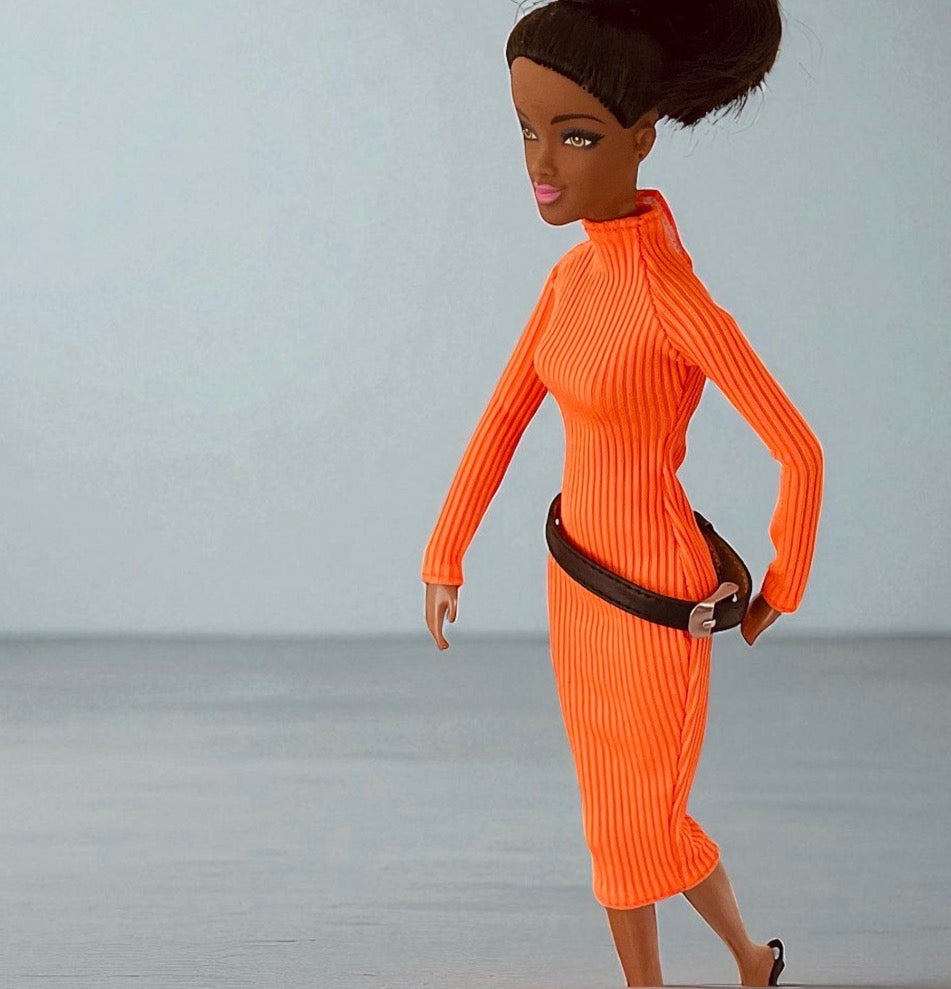 Fashion Doll Sweater Dress: Chic Office & Party Style, BB Doll