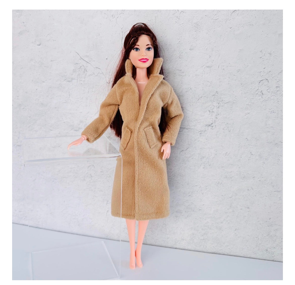11.5" Doll Winter Coats, MTM Curvy/Regular Fit, 1/6 Scale dolls