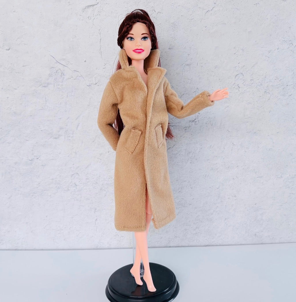 11.5" Doll Winter Coats, MTM Curvy/Regular Fit, 1/6 Scale dolls