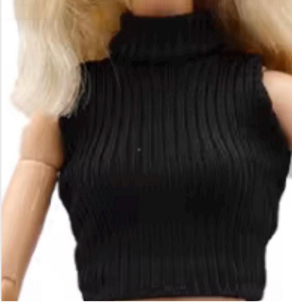 Faux Leather Fashion Doll Pants, Skirts and Accessories