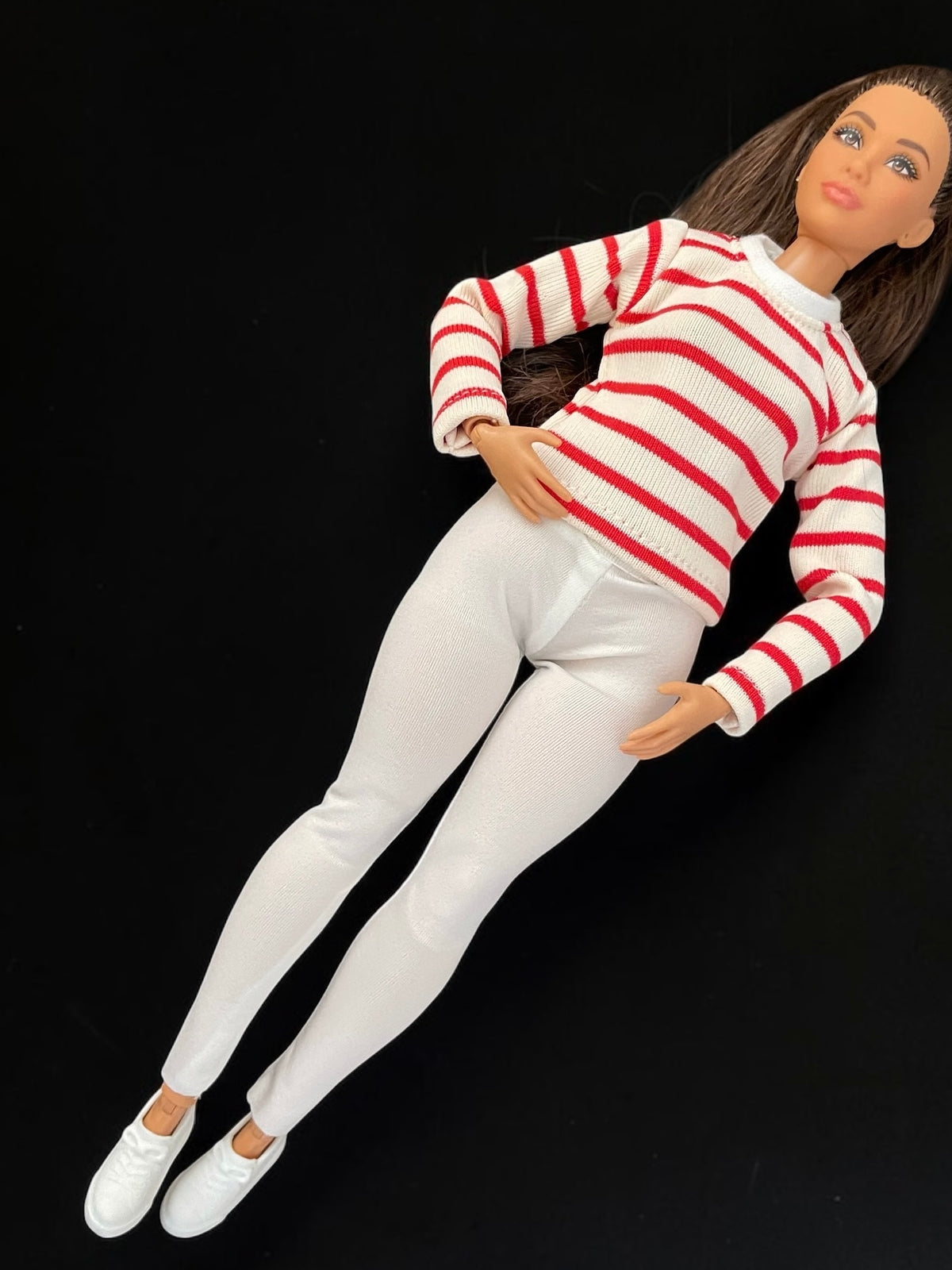Curvy 11.5” Fashion Doll High Waist Yoga Pants Leggings - Fits Curvy Made to Move Dolls and Some Older.