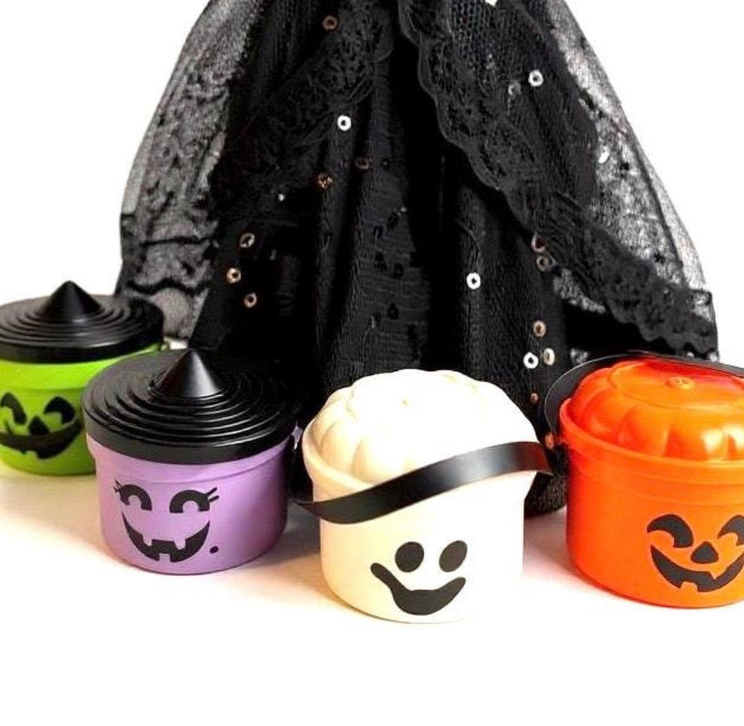 Fashion Doll Black Taffeta Dress Halloween MINI Boo Buckets