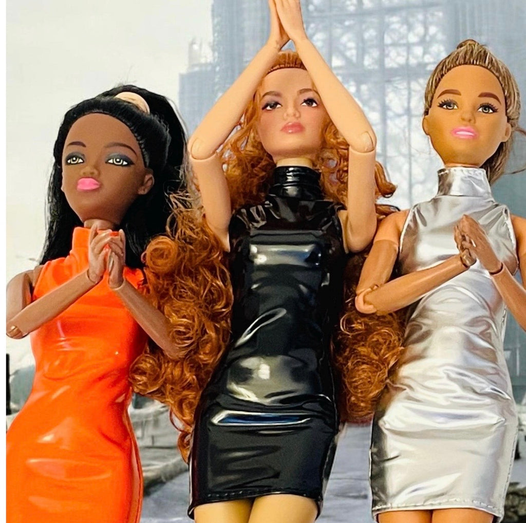 Retro Doll Mini Dress Outfit- Fits Integrity, MTM, Curvy Dolls