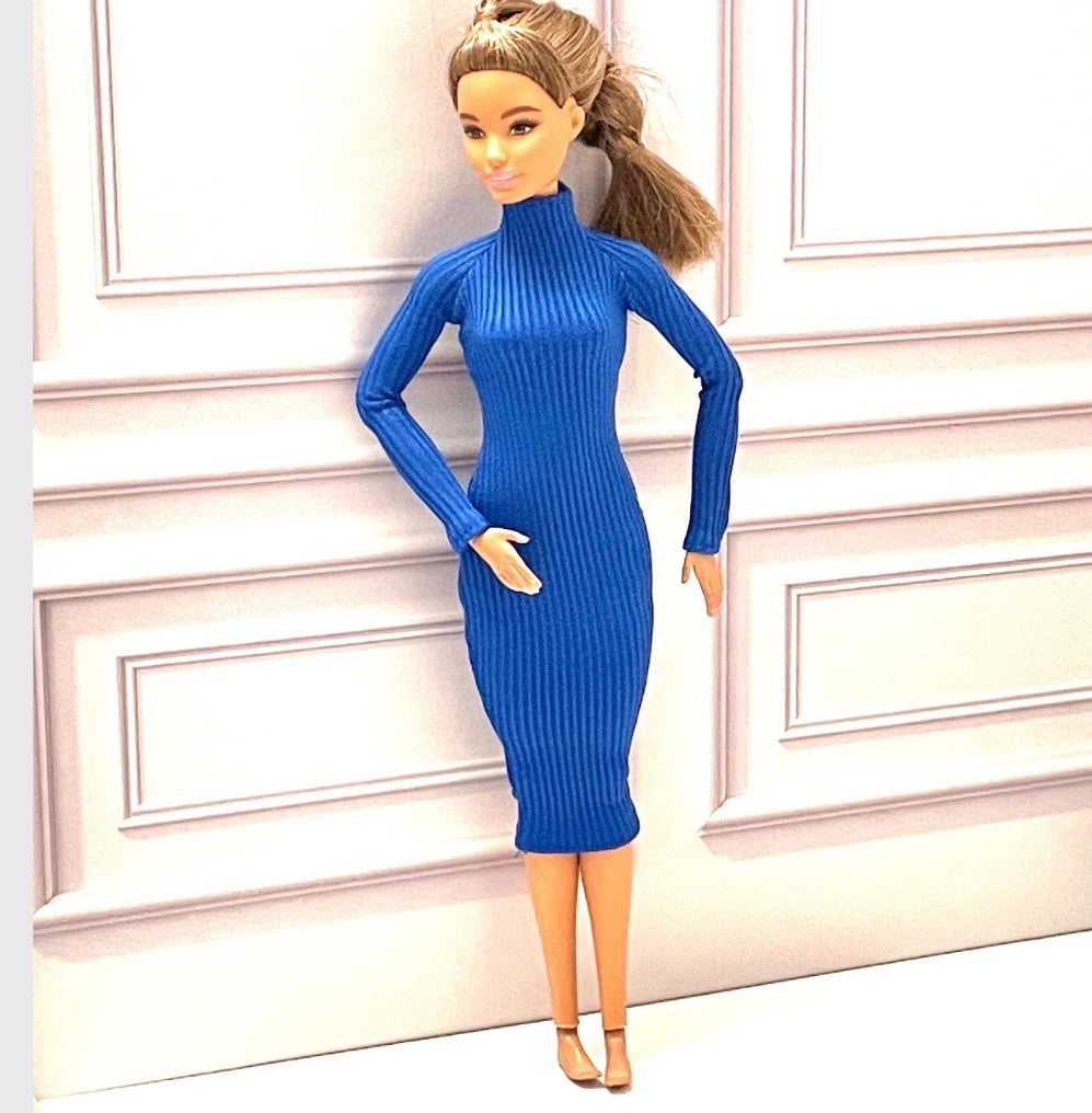 Fashion Doll Sweater Dress: Chic Office & Party Style, BB Doll