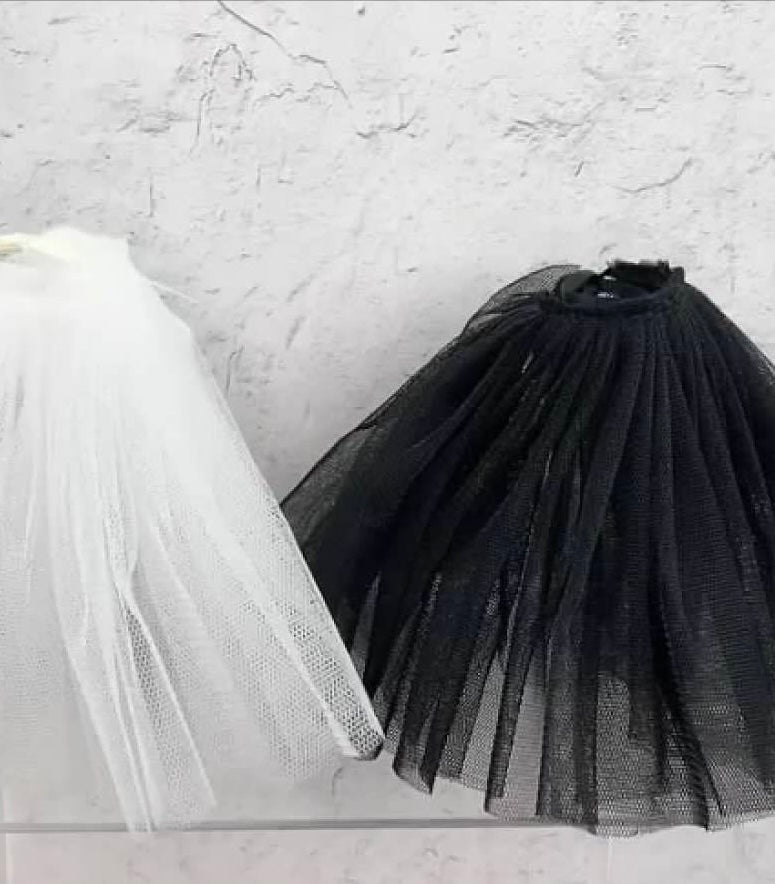 Fashion Doll Petticoat - Tulle Under Skirt, fits most 1:6 scale Dolls