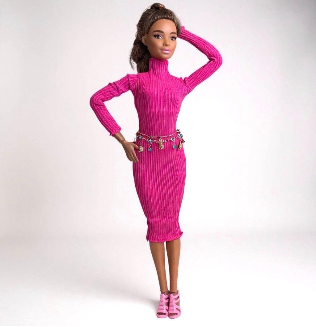 Fashion Doll Sweater Dress: Chic Office & Party Style, BB Doll