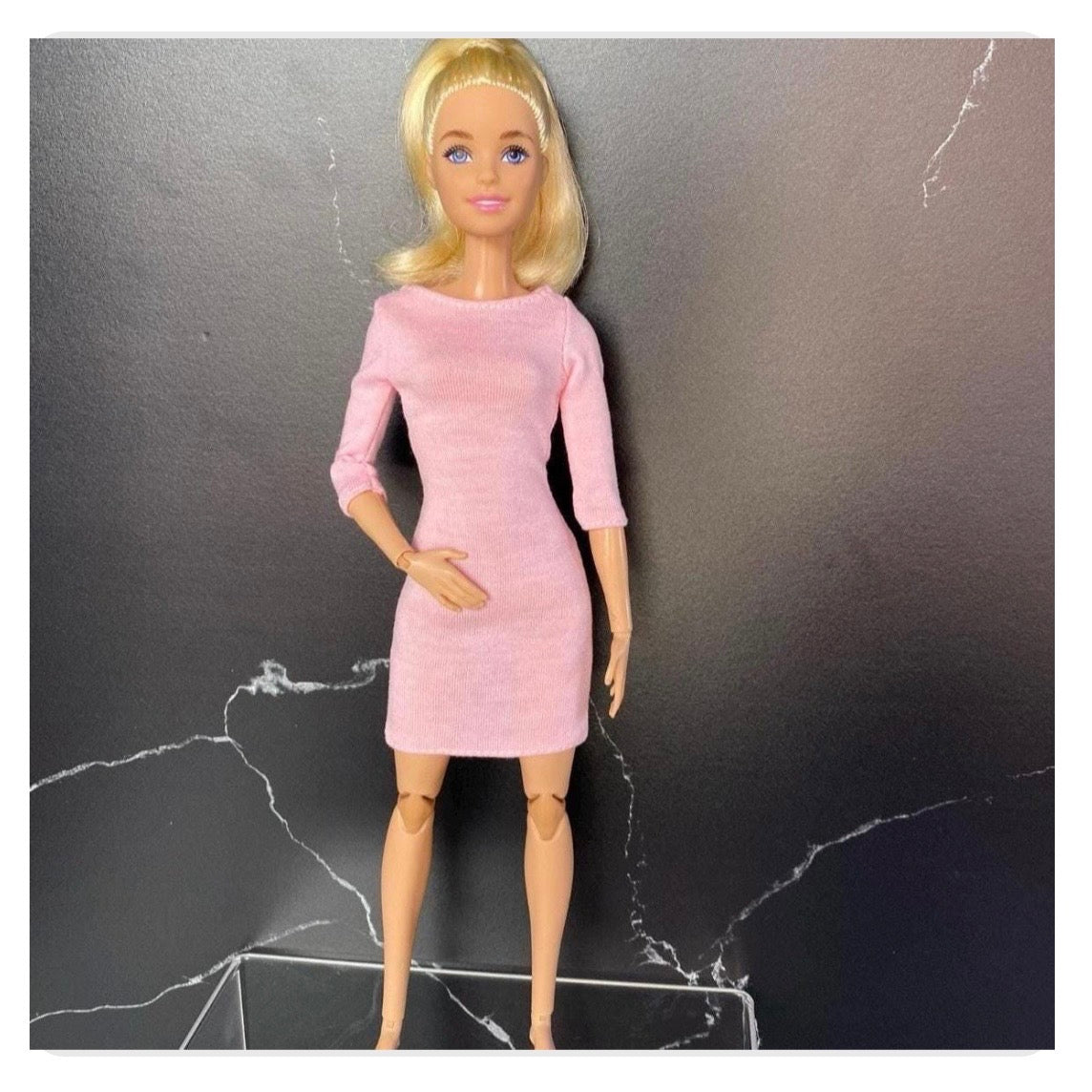 Fashion Doll Long Sleeve Dress: 11.5 inch Doll Weekend Outfit