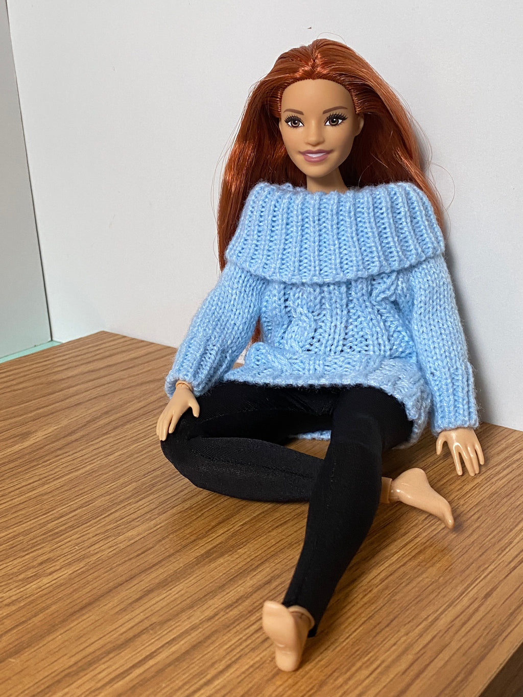 Doll Outfits and Sweaters, Doll Clothing set, White Sneakers, Accessory Options