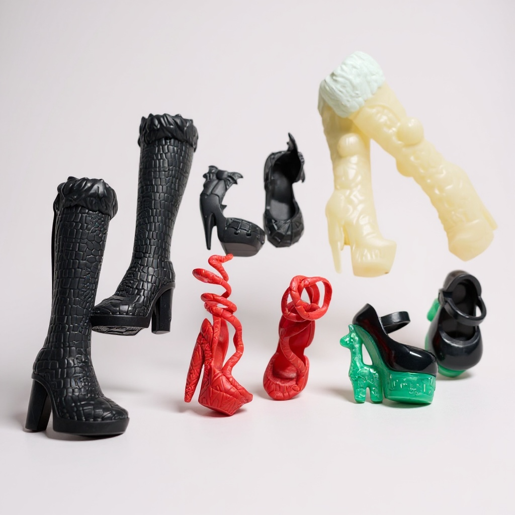 New Monster High Doll Shoes, Boots High Heels