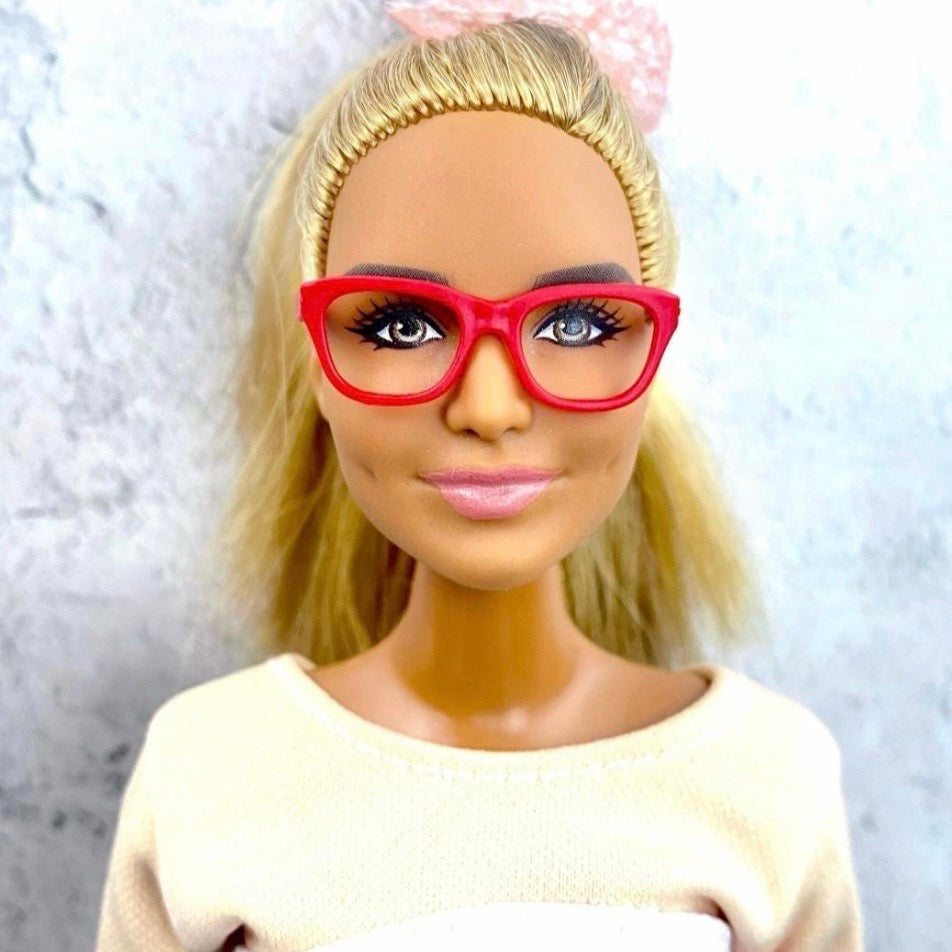 Fashion Doll Glasses: Teacher Style - No Lenses