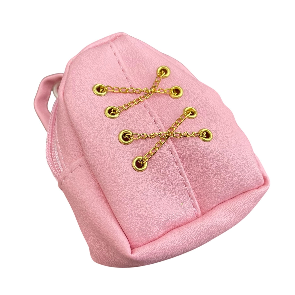 Mini Backpack PURSE Charms, Faux Leather Bag, (not for dolls to big)