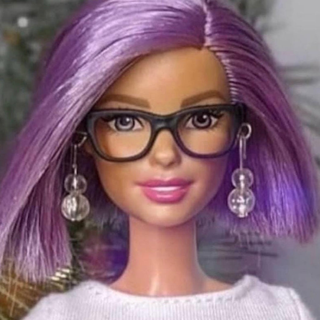 Fashion Doll Glasses: Teacher Style - No Lenses