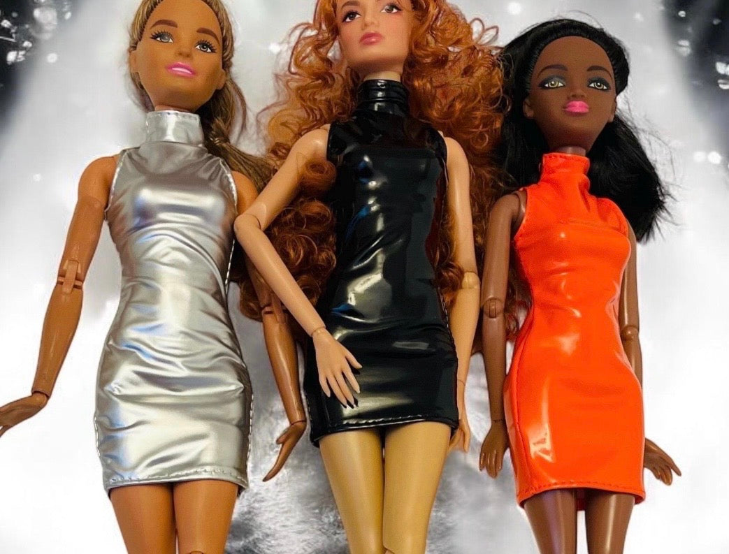 Retro Doll Mini Dress Outfit- Fits Integrity, MTM, Curvy Dolls