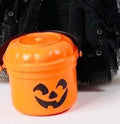 Fashion Doll Black Taffeta Dress Halloween MINI Boo Buckets