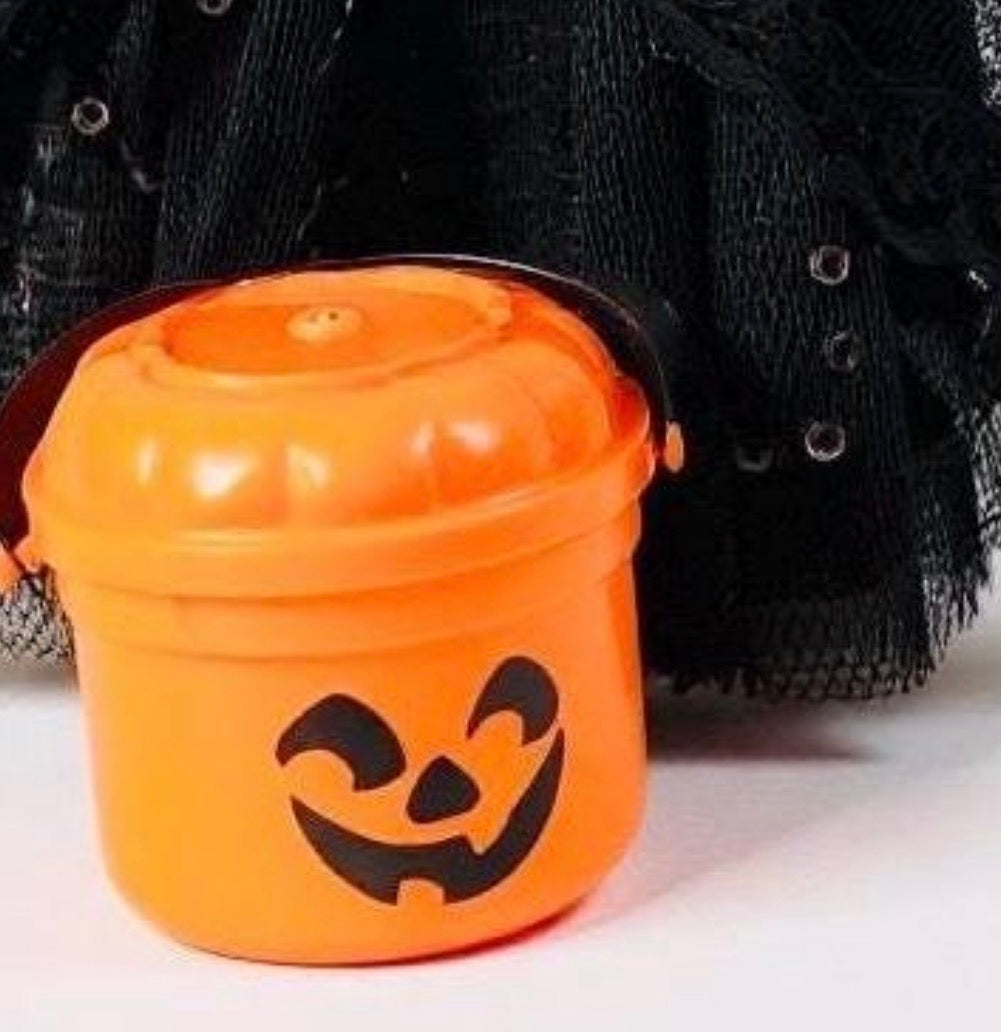 Fashion Doll Black Taffeta Dress Halloween MINI Boo Buckets