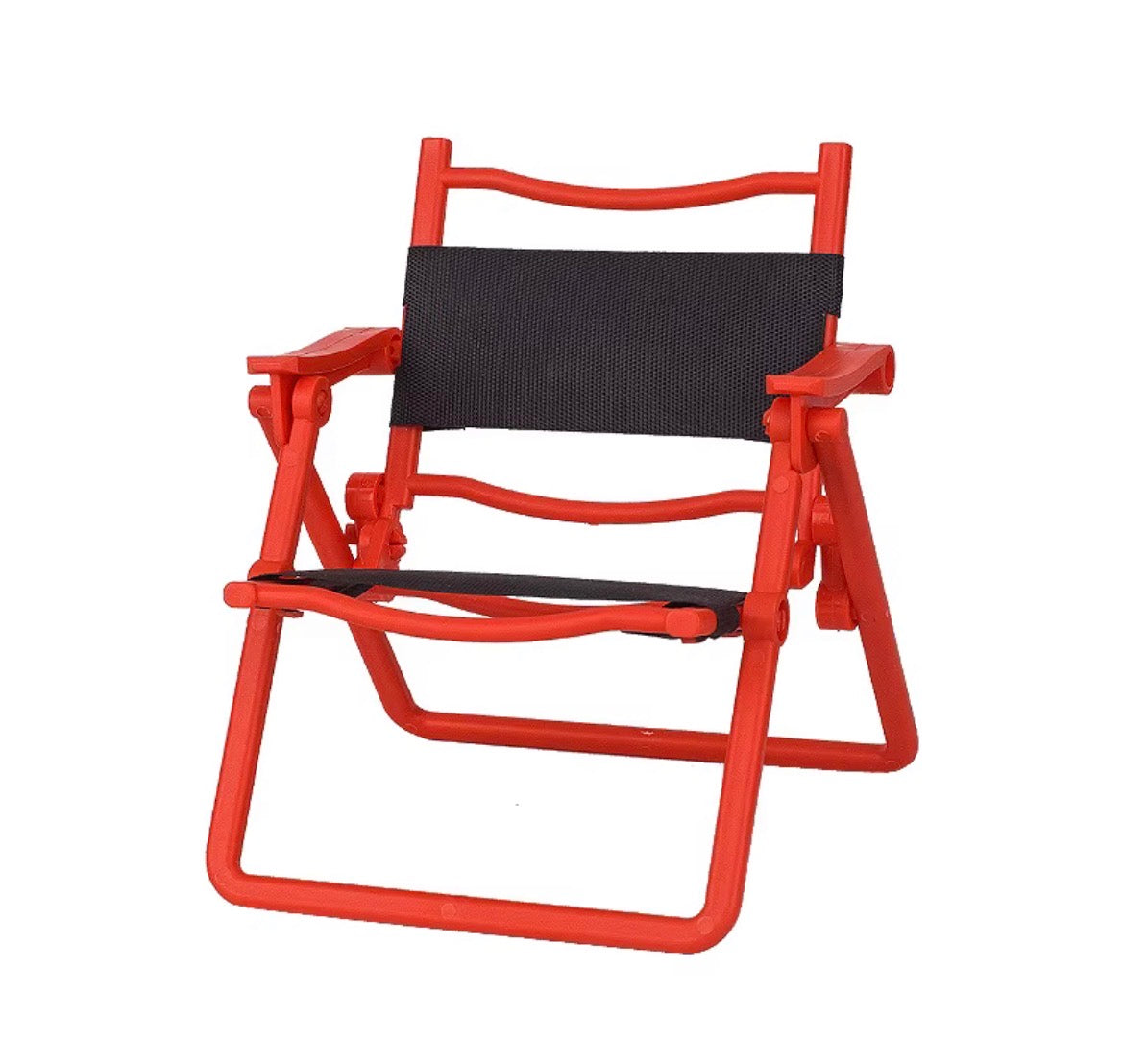 Red or Black Folding Chairs for 11-12 inch Fashion Dolls