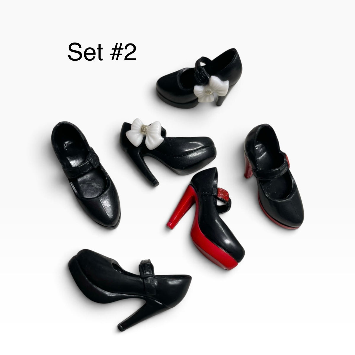 Curvy Fashion Doll Shoes: 1/6 Scale Flat Feet Dol Fits Curvy MTM BB Doll/Some fit regular