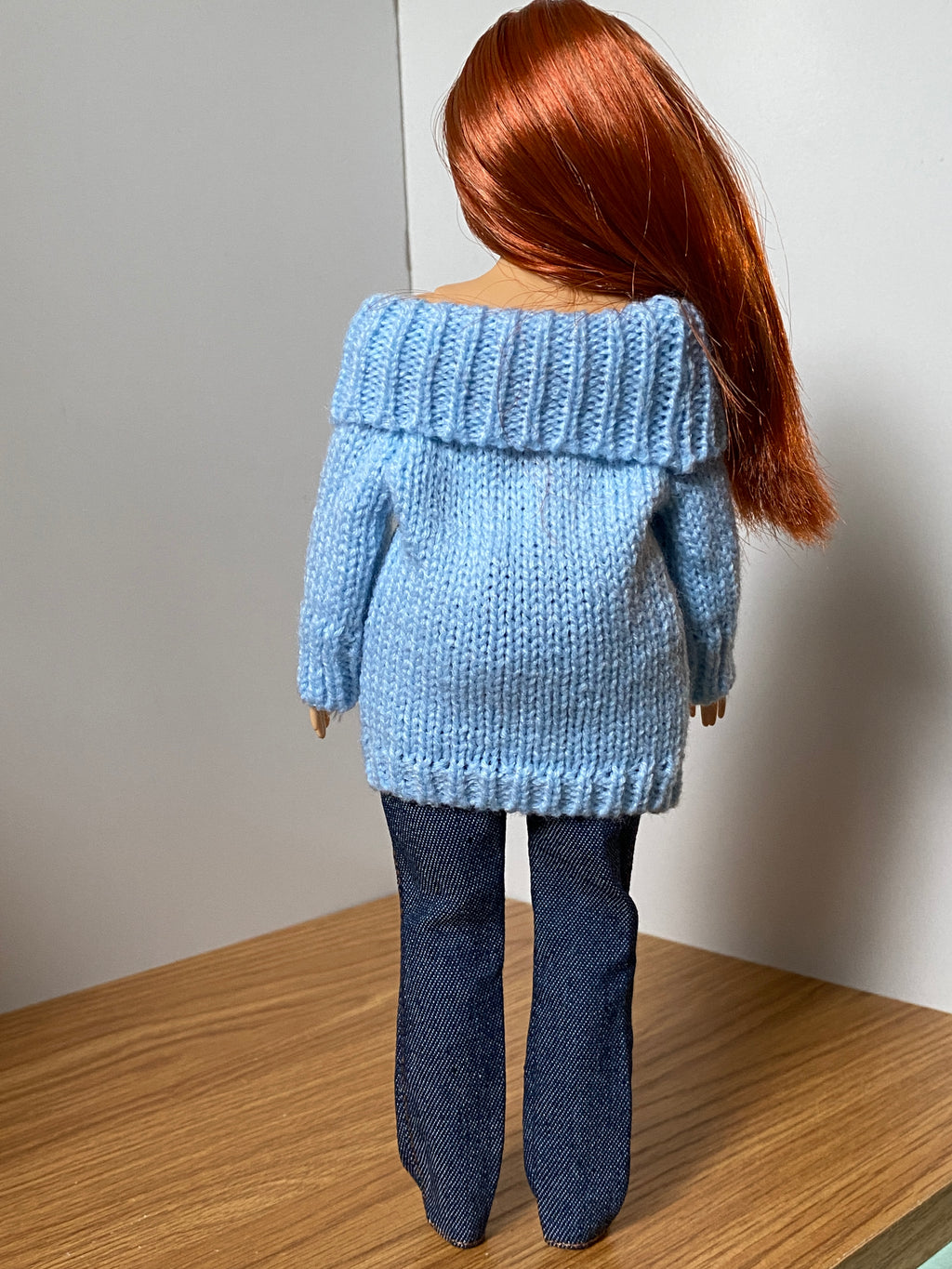 Doll Outfits and Sweaters, Doll Clothing set, White Sneakers, Accessory Options
