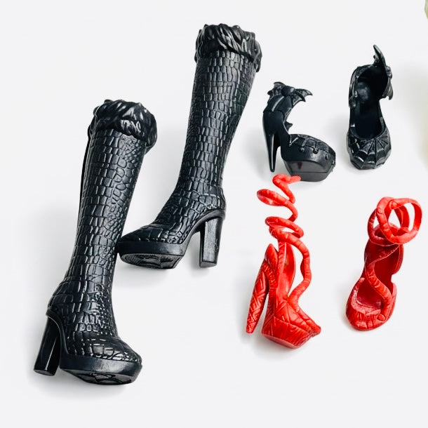 New Monster High Doll Shoes, Boots High Heels