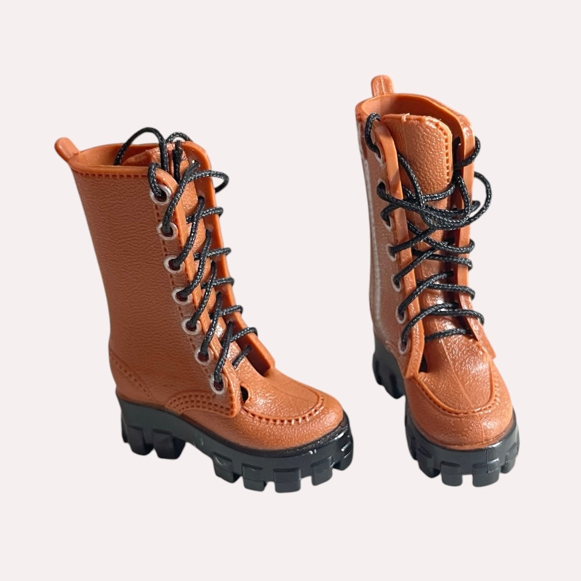 Fashion Doll Boots: 1/6 Scale Flat Feet Doll Boots Fits Curvy and Regular MTM BB Doll