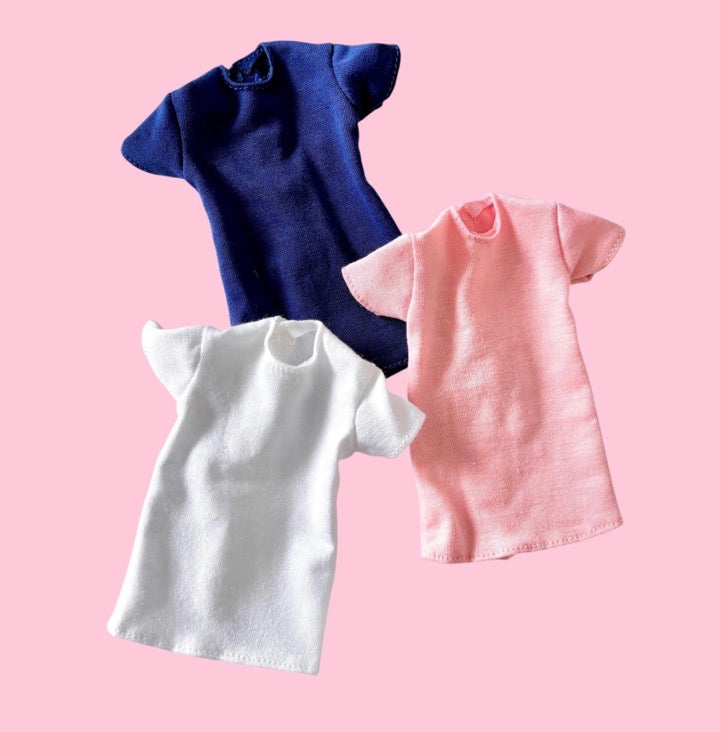 Curvy Doll Outfits and shoes, Denim Shorts, 11-12 inch Doll