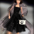 Fashion Doll Black Taffeta Dress Halloween MINI Boo Buckets