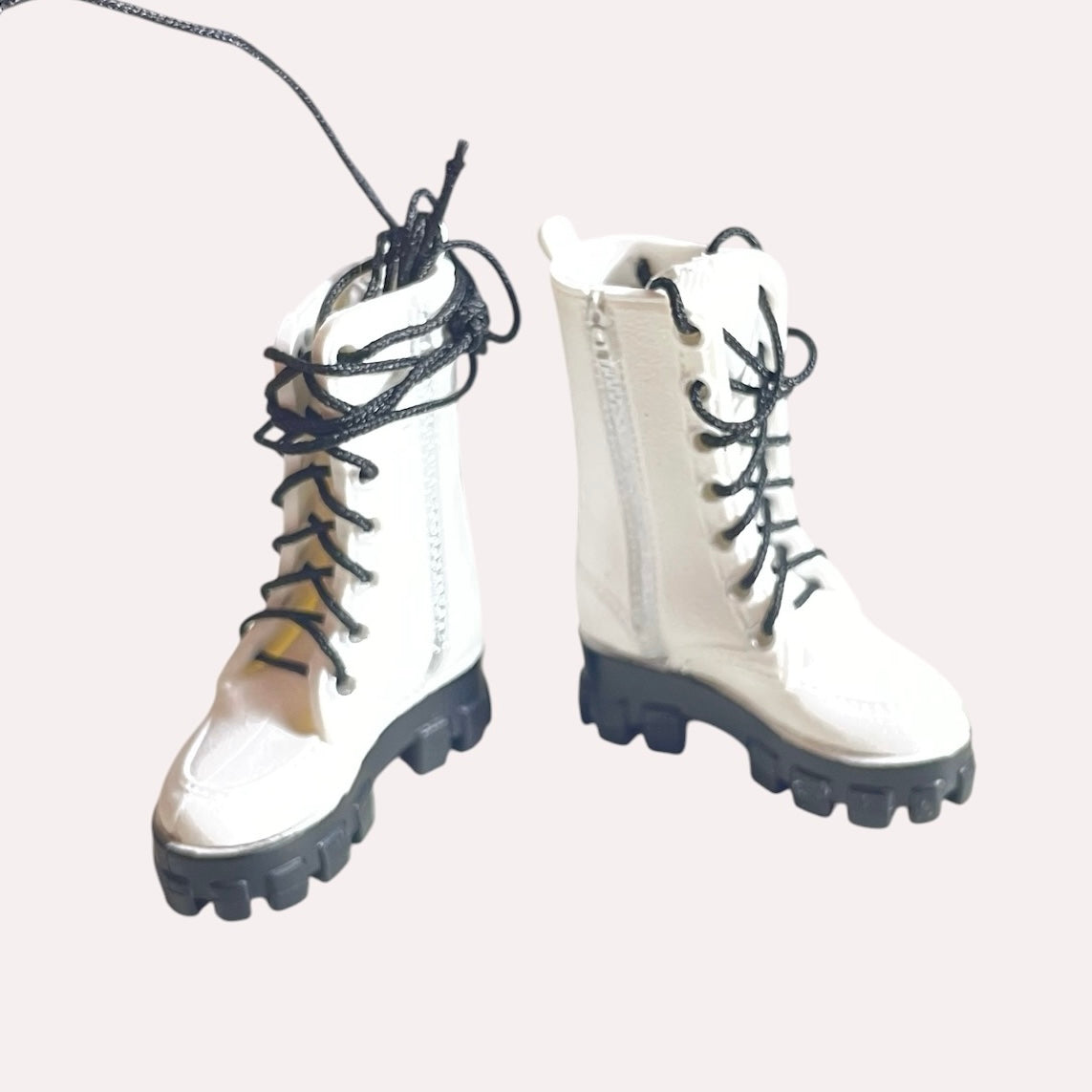 Fashion Doll Boots: 1/6 Scale Flat Feet Doll Boots Fits Curvy and Regular MTM BB Doll