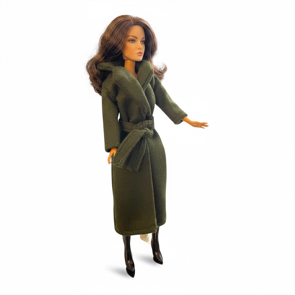 11.5" Doll Winter Coats, MTM Curvy/Regular Fit, 1/6 Scale dolls