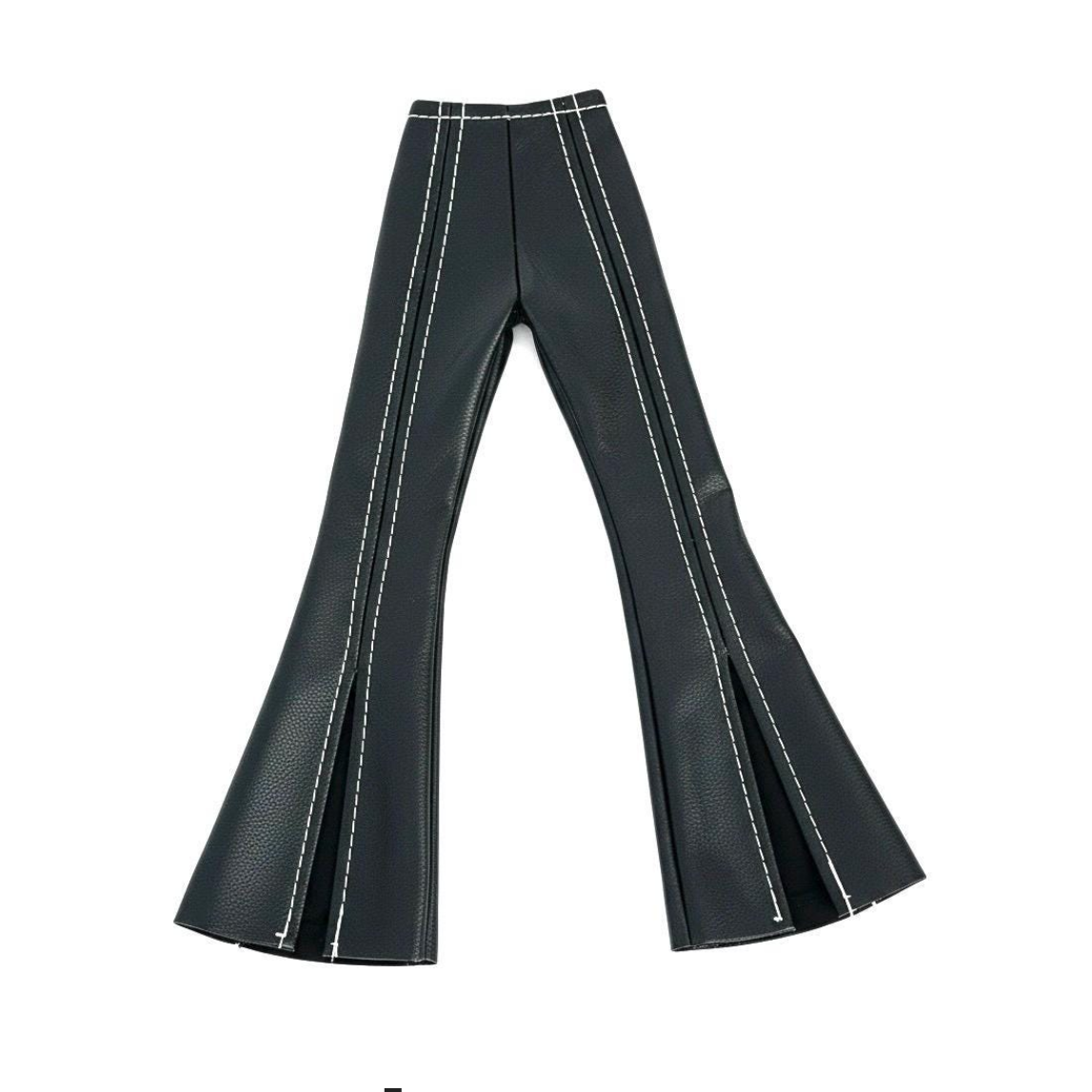 Faux Leather Fashion Doll Pants, Coat and Accessories