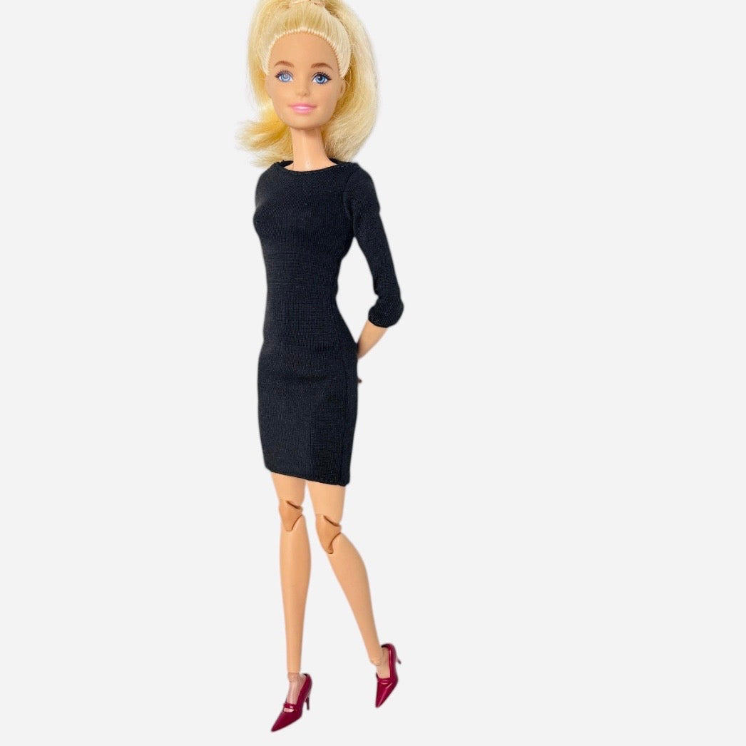Fashion Doll Long Sleeve Dress: 11.5 inch Doll Weekend Outfit