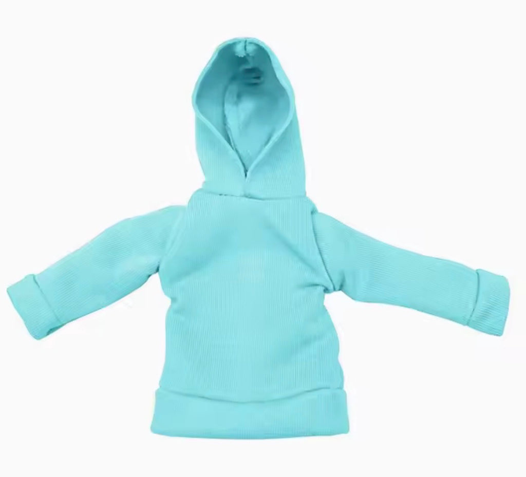 11.5” Fashion Doll Clothes: Distress and Butterfly Jeans, Hoodies and Pink Sweatshirt