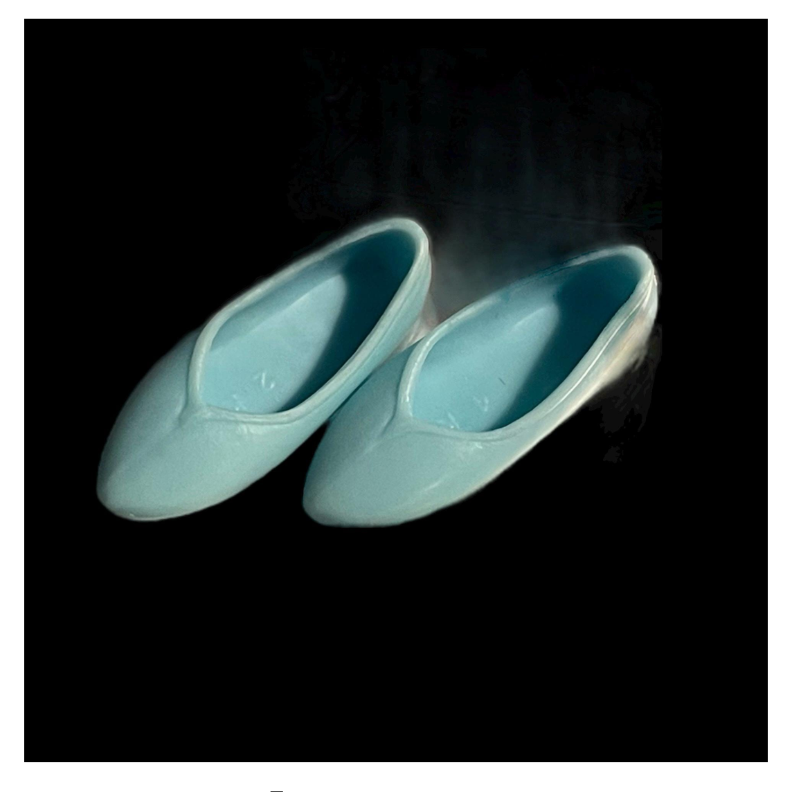 Curvy Doll Shoes: Flat Feet, Assorted Colors
