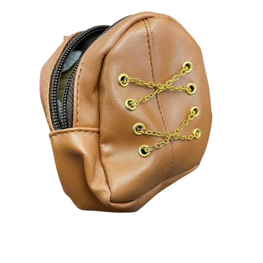 Mini Backpack PURSE Charms, Faux Leather Bag, (not for dolls to big)