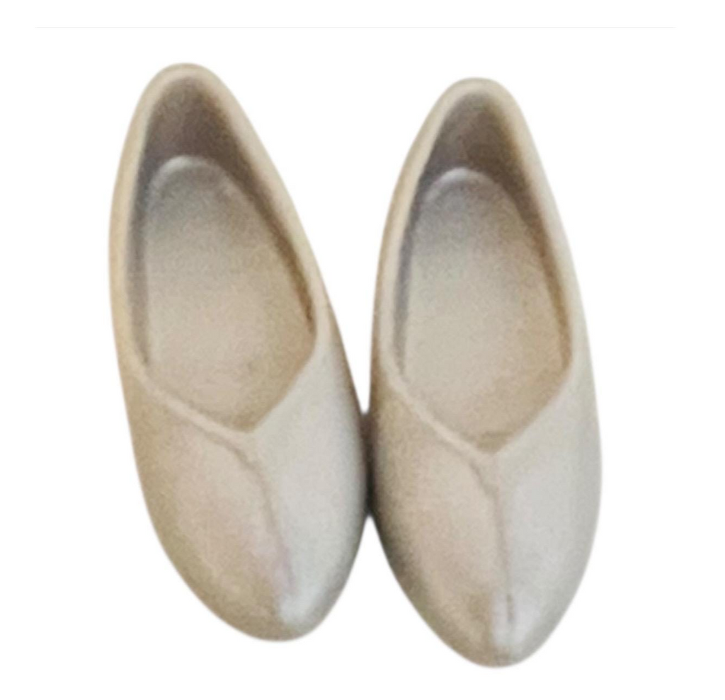 Curvy Doll Shoes: Flat Feet, Assorted Colors