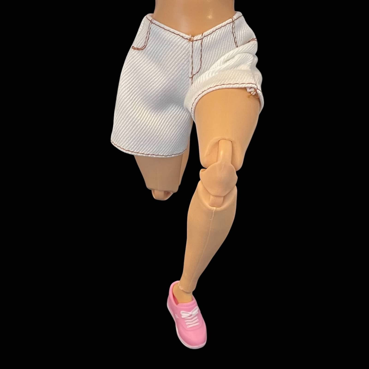 Curvy Doll Clothes, Shorts, Tops, Jeans, 1:6 Scale