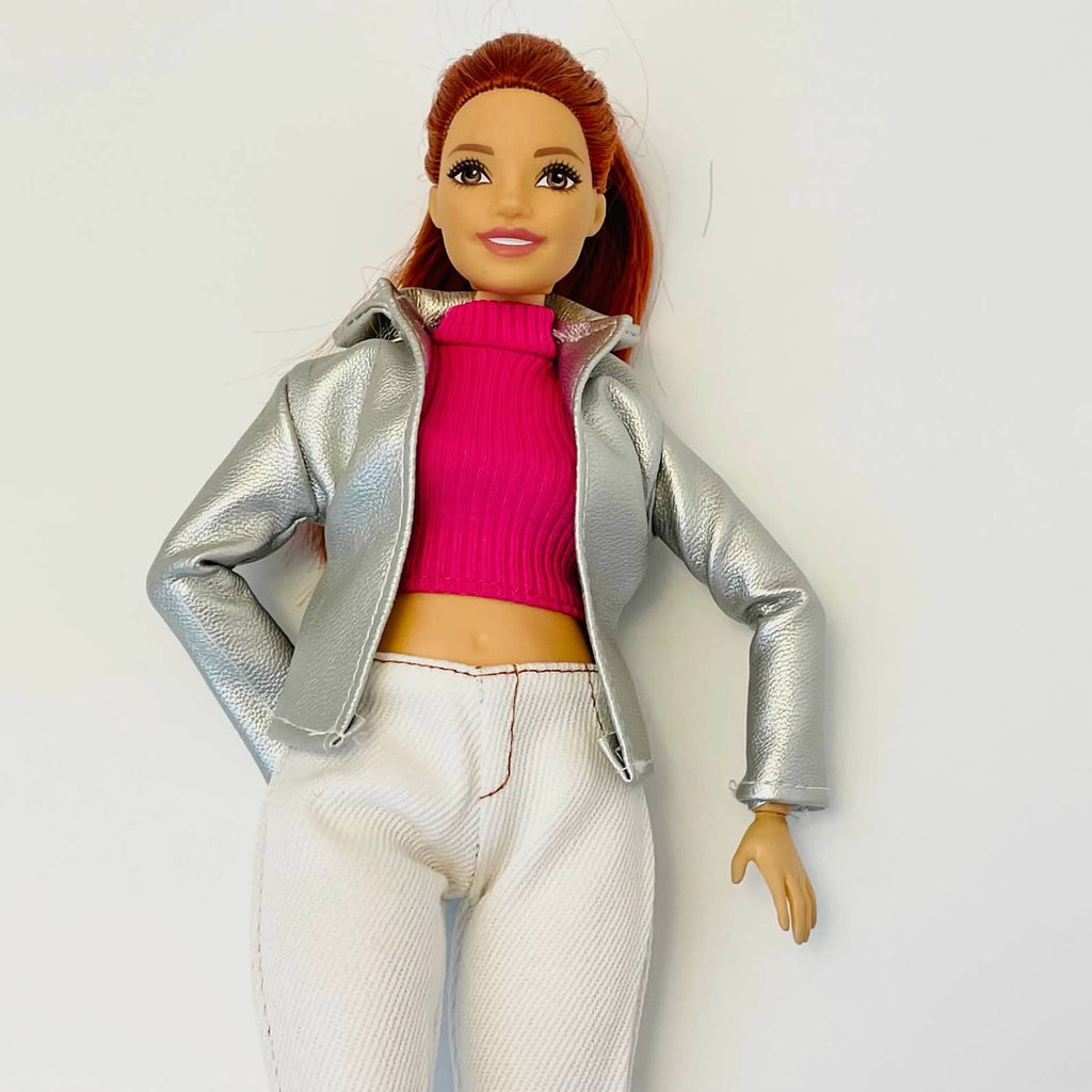 Curvy Doll Clothes, Shorts, Tops, Jeans, 1:6 Scale