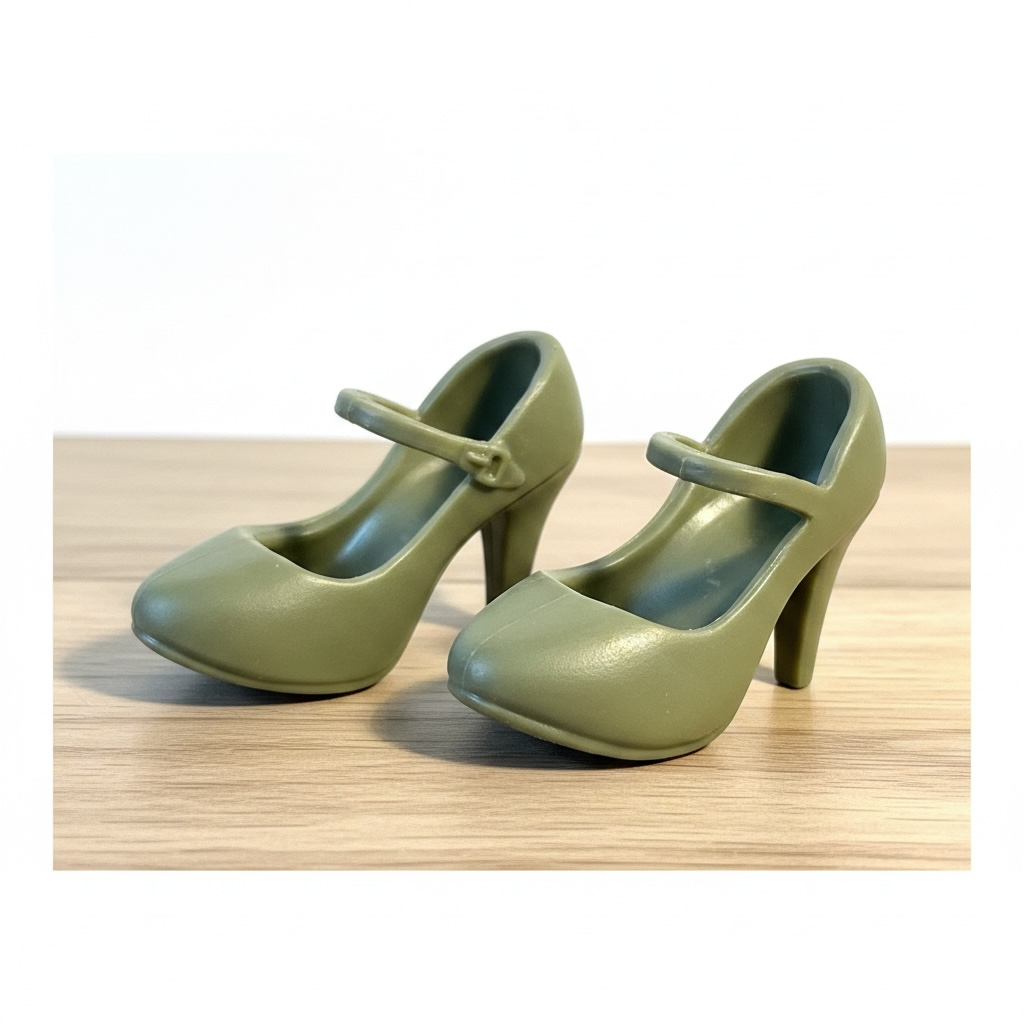 MTM Curvy Fashion Doll High Heel Shoes, 1:6 Scale Fashion Doll, Made to Move