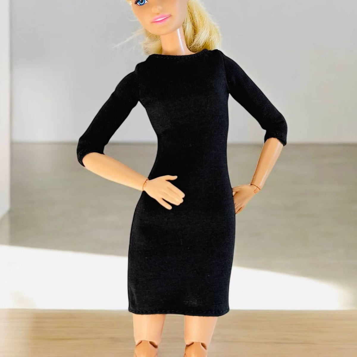 Fashion Doll Long Sleeve Dress: 11.5 inch Doll Weekend Outfit