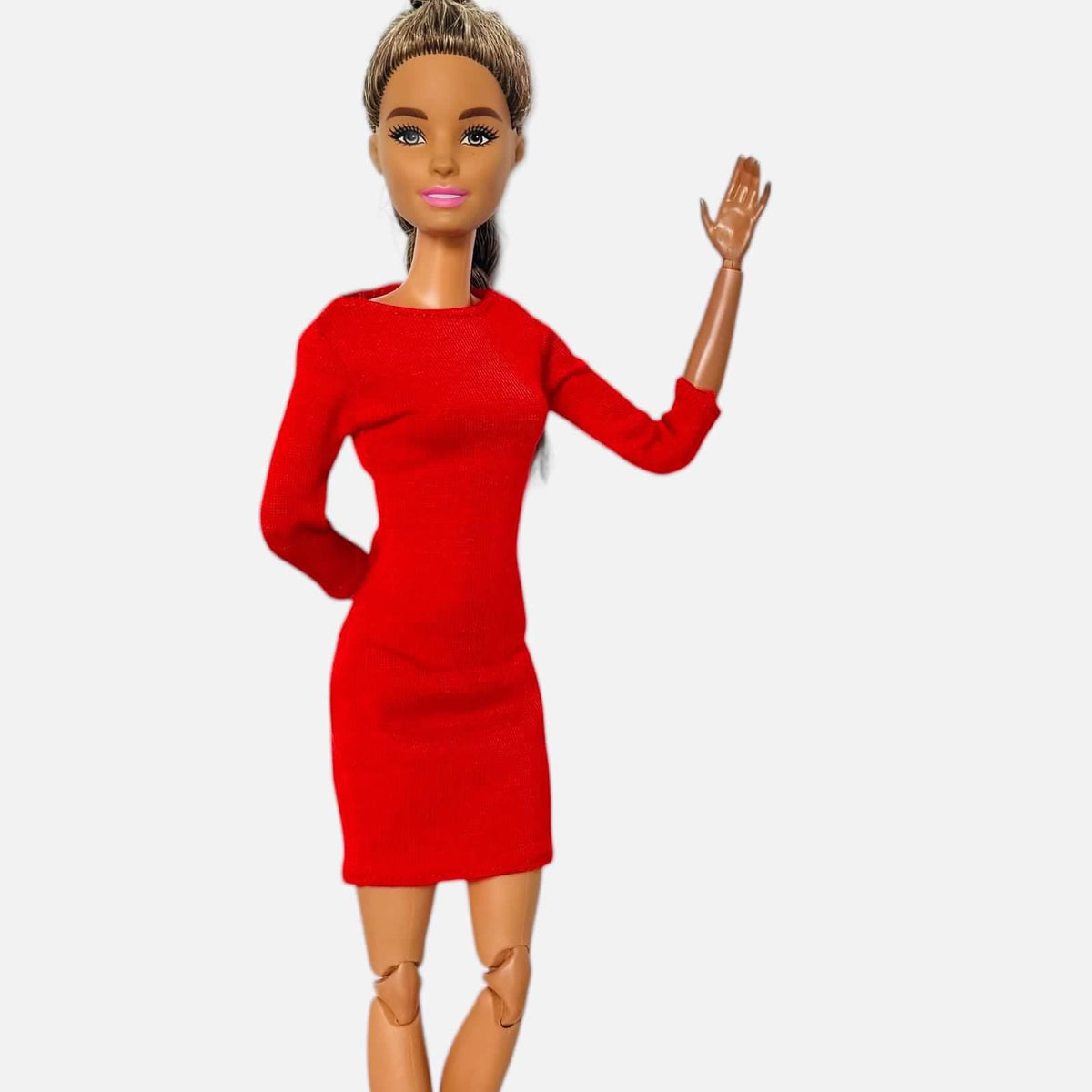 Fashion Doll Long Sleeve Dress: 11.5 inch Doll Weekend Outfit