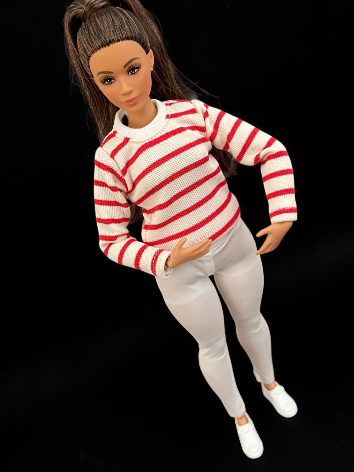 Curvy 11.5” Fashion Doll High Waist Yoga Pants Leggings - Fits Curvy Made to Move Dolls and Some Older.