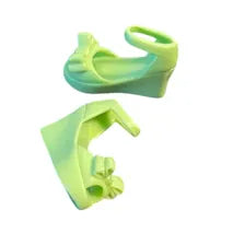 Gold Curvy Doll High Heels: MTM BJD Shoes, Assorted Colors