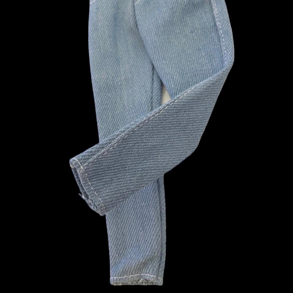 Curvy Doll Jeans: 12" Fashion Doll Clothes for Flat Feet Dolls