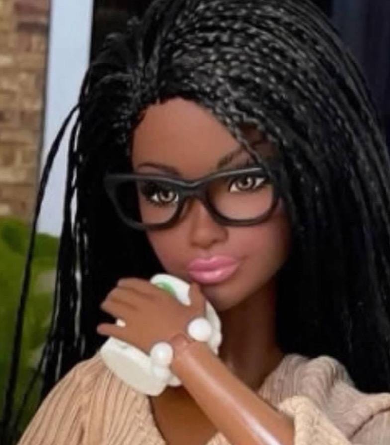 Fashion Doll Glasses: Teacher Style - No Lenses