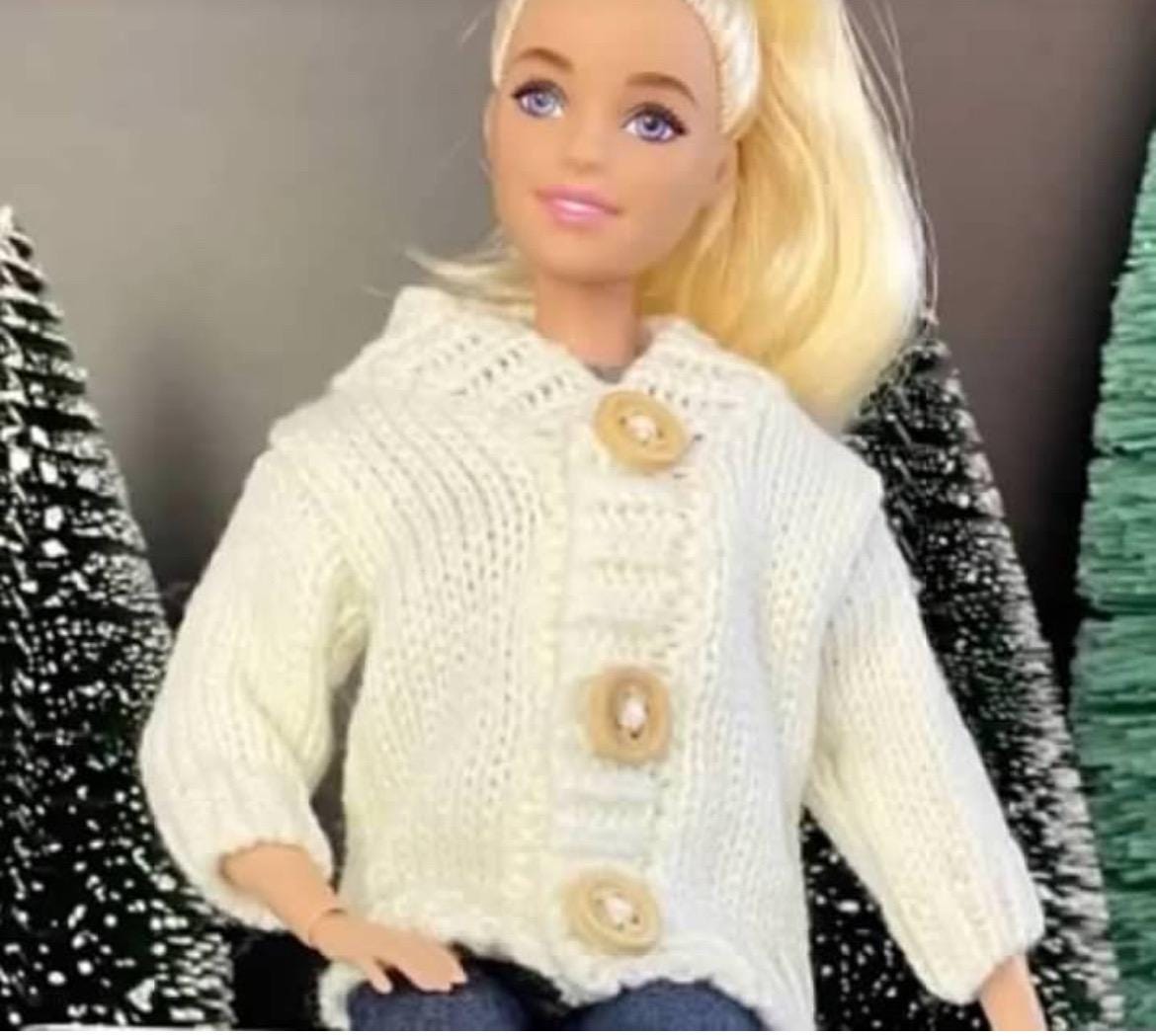 Fashion Doll Clothes, Sweaters, hoodies, 1:6 Scale