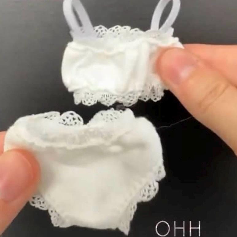 Doll Underwear Set: Modest Fashion for 11-12 Inch Dolls