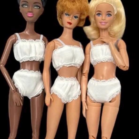 Doll Underwear Set: Modest Fashion for 11-12 Inch Dolls
