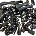 11.5” Doll Shoes, Assorted Black Heels, Fits-2000s Fashion Dolls, 5 Pairs