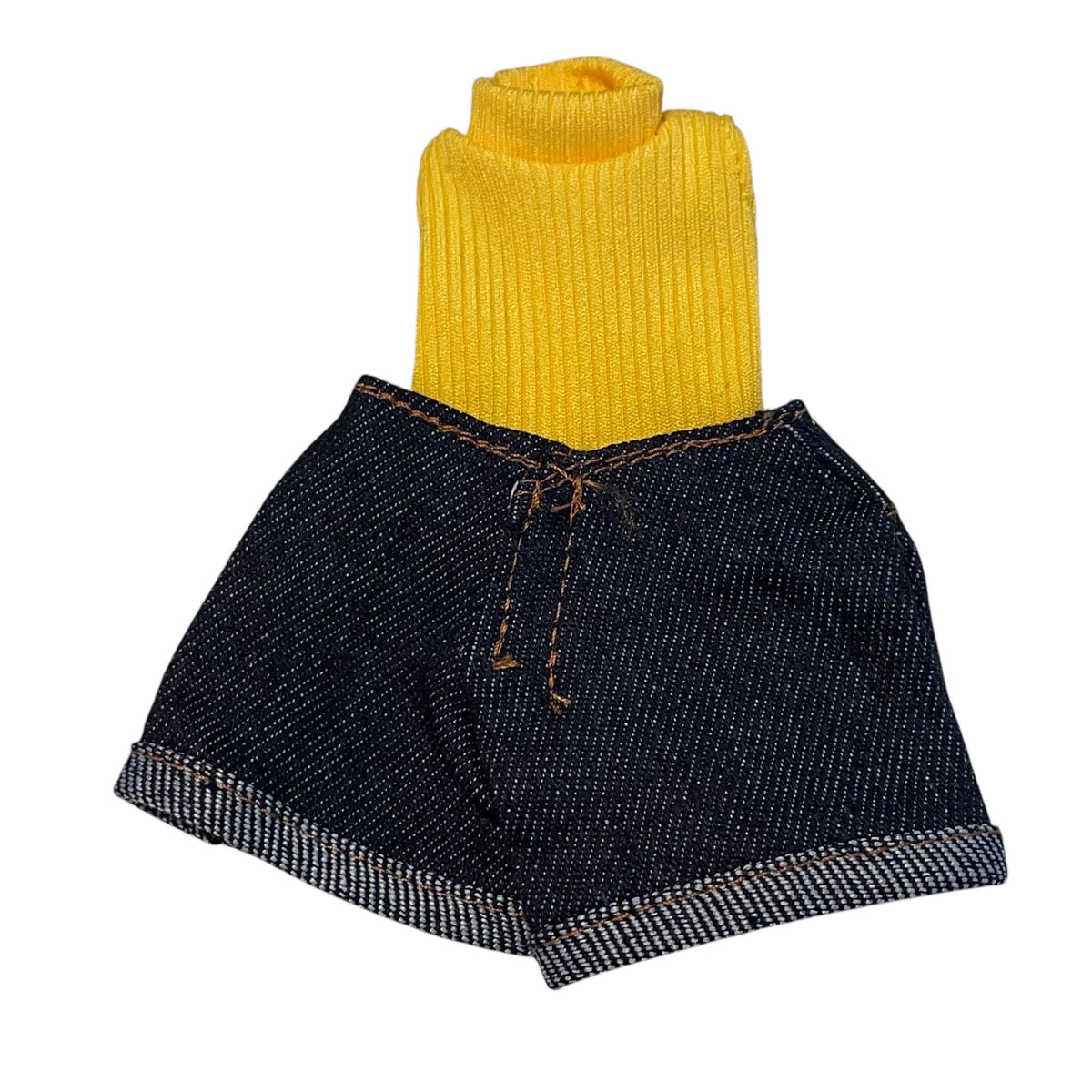 Curvy Doll Clothes, Shorts, Tops, Jeans, 1:6 Scale