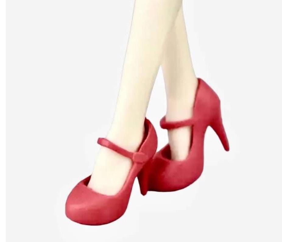 MTM Curvy Fashion Doll High Heel Shoes, 1:6 Scale Fashion Doll, Made to Move