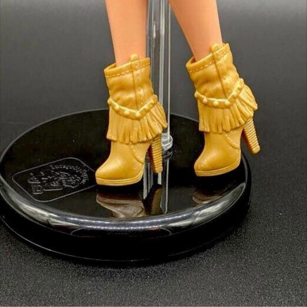 Cowboy Fringe Boots for 11.5" Fashion Doll - Made To Move